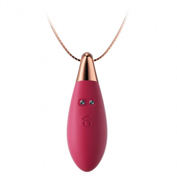 MizzZee - Dolphin Pendant Vibrating Egg (Chargeable - Red Rose)